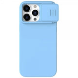Nillkin iPhone 15 Pro Max Skal CamShield Silky Ljusblå