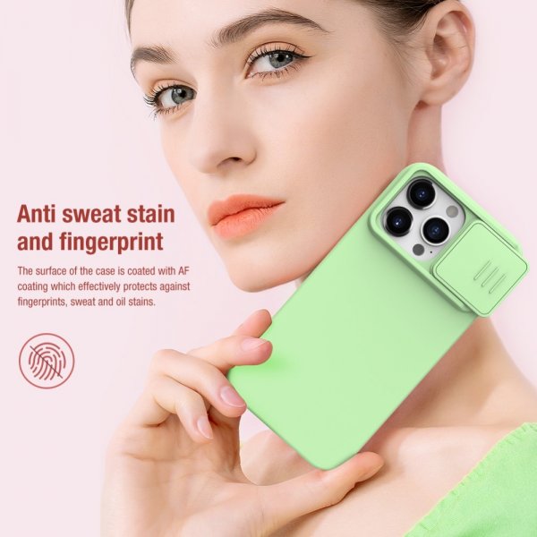 Nillkin iPhone 15 Pro Max Skal CamShield Silky Ljusblå