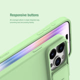 Nillkin iPhone 15 Pro Max Skal CamShield Silky Ljusblå