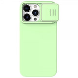 Nillkin iPhone 15 Pro Max Skal CamShield Silky MagSafe Ljusgrön