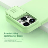 Nillkin iPhone 15 Pro Max Skal CamShield Silky MagSafe Ljusgrön