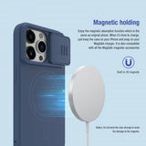 Nillkin iPhone 15 Pro Max Skal CamShield Silky MagSafe Ljusgrön