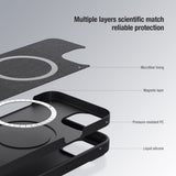 Nillkin iPhone 15 Pro Max Skal CamShield Silky MagSafe Ljusgrön