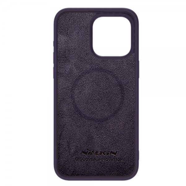 Nillkin iPhone 15 Pro Max Skal CamShield Silky MagSafe Mörklila