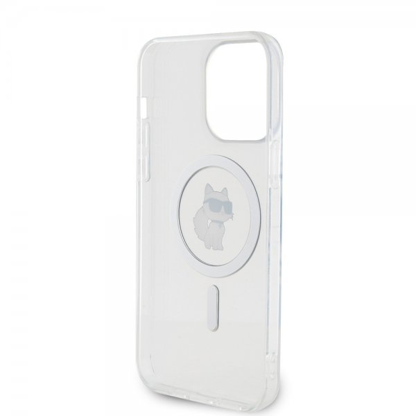 Karl Lagerfeld iPhone 15 Pro Max Skal Choupette MagSafe Transparent