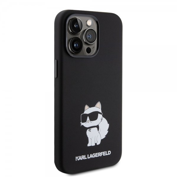 Karl Lagerfeld iPhone 15 Pro Max Skal Choupette NFT Svart