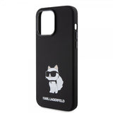 Karl Lagerfeld iPhone 15 Pro Max Skal Choupette NFT Svart