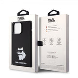 Karl Lagerfeld iPhone 15 Pro Max Skal Choupette NFT Svart