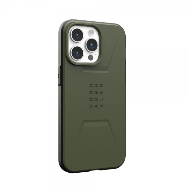 Urban Armor Gear (UAG) iPhone 15 Pro Max Skal Civilian MagSafe Olive Drab