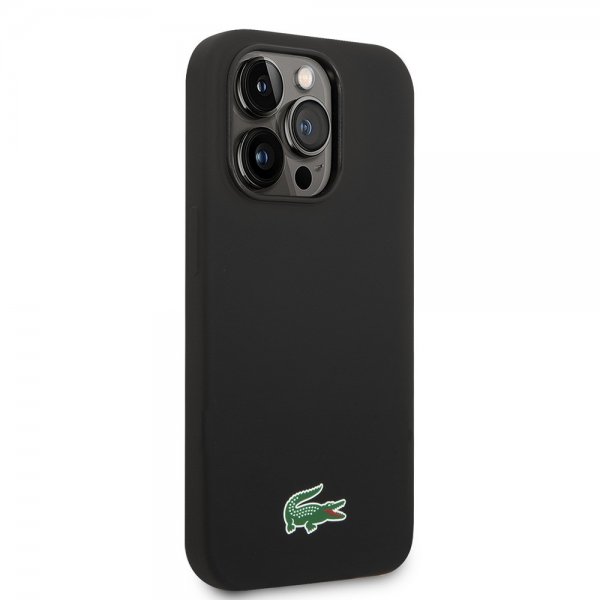 Lacoste iPhone 15 Pro Max Skal Croc Logo MagSafe Svart
