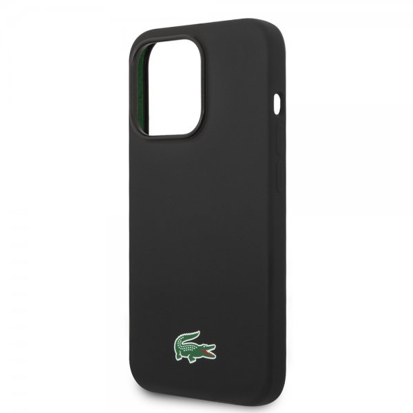 Lacoste iPhone 15 Pro Max Skal Croc Logo MagSafe Svart