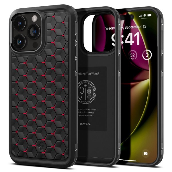 Spigen iPhone 15 Pro Max Skal Cryo Armor Cryo Red