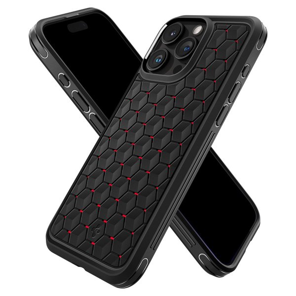 Spigen iPhone 15 Pro Max Skal Cryo Armor Cryo Red