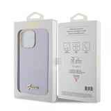 Guess iPhone 15 Pro Max Skal Full Glitter Wrapped Lilac