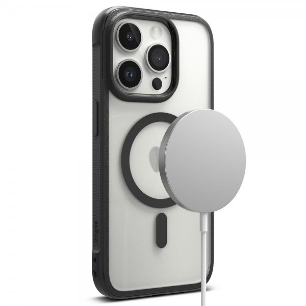 Ringke iPhone 15 Pro Max Skal Fusion Bold Magnetic Matte Black