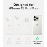 Ringke iPhone 15 Pro Max Skal Fusion Bold Matte Gray