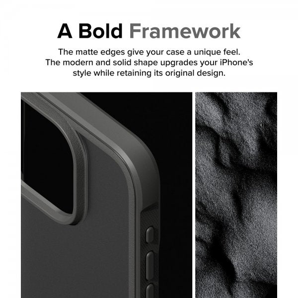 Ringke iPhone 15 Pro Max Skal Fusion Bold Matte Gray