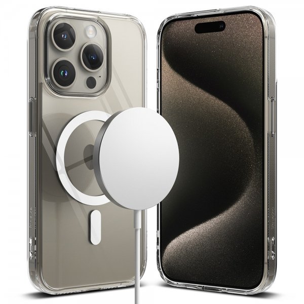Ringke iPhone 15 Pro Max Skal Fusion Magnetic Clear