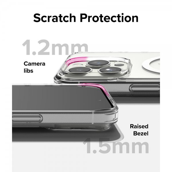 Ringke iPhone 15 Pro Max Skal Fusion Magnetic Clear