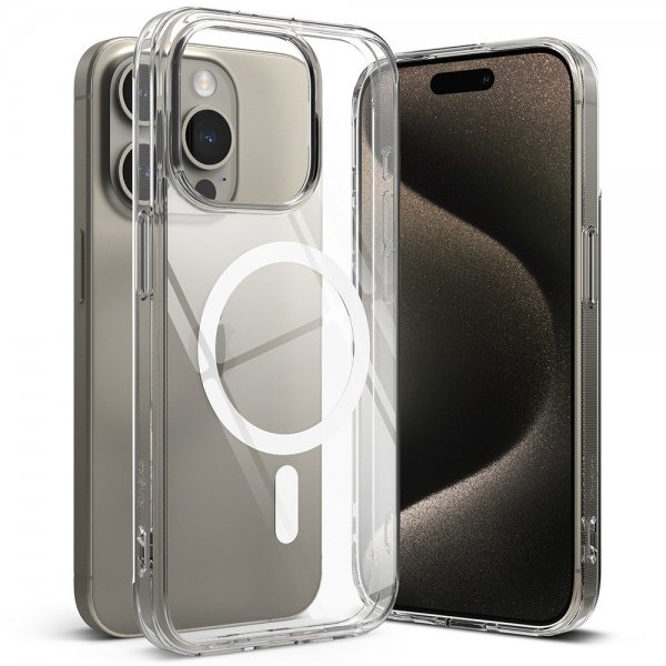 Ringke iPhone 15 Pro Max Skal Fusion Magnetic Clear