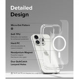 Ringke iPhone 15 Pro Max Skal Fusion Magnetic Matte Clear