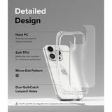 Ringke iPhone 15 Pro Max Skal Fusion Matte Clear