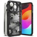 Ringke iPhone 15 Pro Max Skal Fusion X Design Camo Black