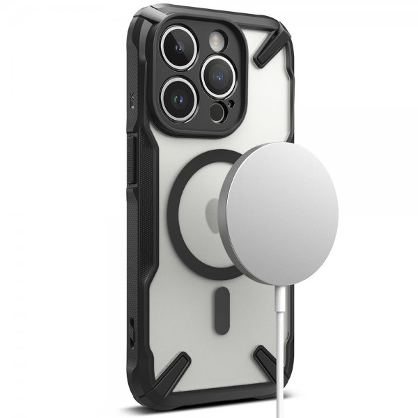 Ringke iPhone 15 Pro Max Skal Fusion X Magnetic Matte Black