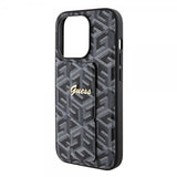 Guess iPhone 15 Pro Max Skal G Cube Grip Stand Svart