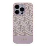 Guess iPhone 15 Pro Max Skal G Cube MagSafe Rosa