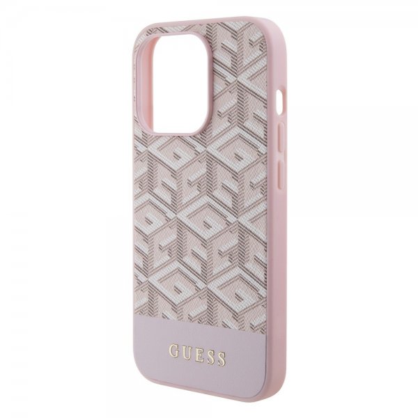 Guess iPhone 15 Pro Max Skal G Cube MagSafe Rosa