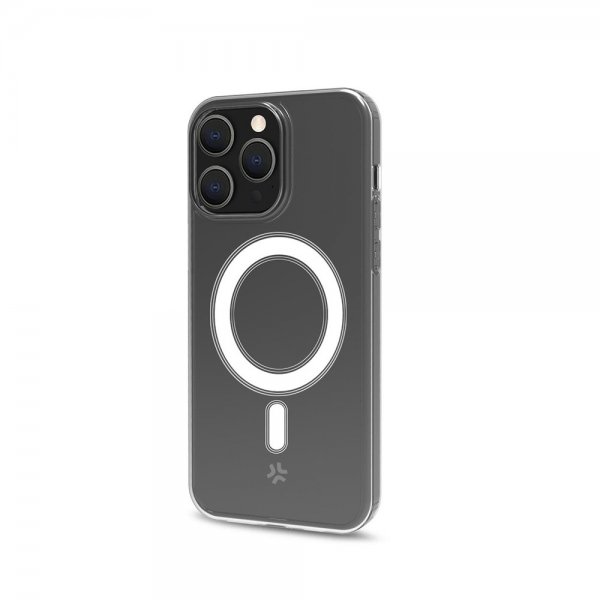 Celly iPhone 15 Pro Max Skal GELSKINMAG MagSafe Transparent