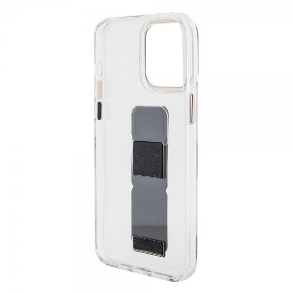 Guess iPhone 15 Pro Max Skal Grip Stand Clear Transparent