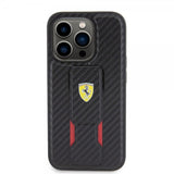 Ferrari iPhone 15 Pro Max Skal Grip Stand Function Svart