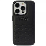 Audi iPhone 15 Pro Max Skal GT Synthetic Leather Svart