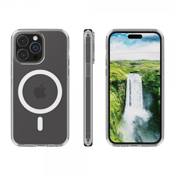 dbramante1928 iPhone 15 Pro Max Skal Iceland Ultra D3O MagSafe Transparent
