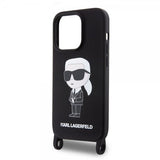 Karl Lagerfeld iPhone 15 Pro Max Skal Ikonik Crossbody Svart