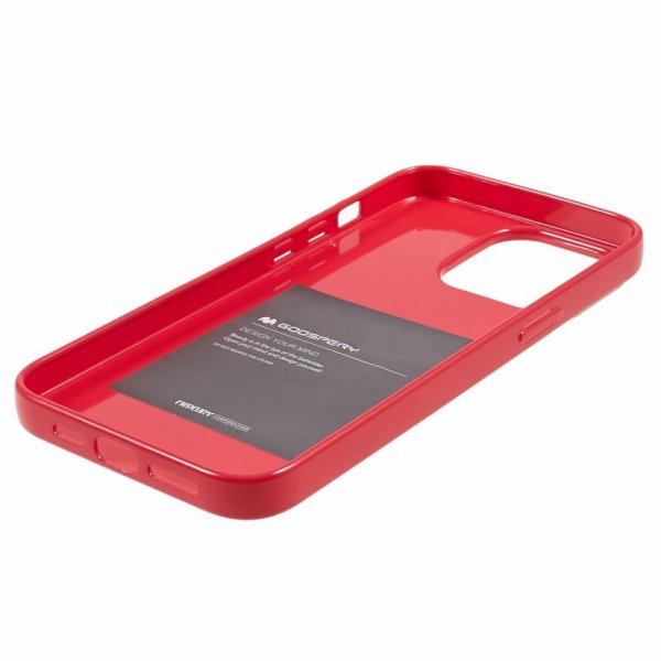 Mercury iPhone 15 Pro Max Skal Jelly Glitter Magenta