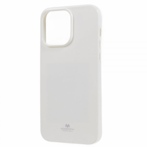 Mercury iPhone 15 Pro Max Skal Jelly Glitter Vit