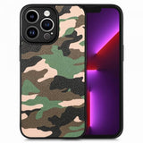 iPhone 15 Pro Max Skal Kamouflage Grön