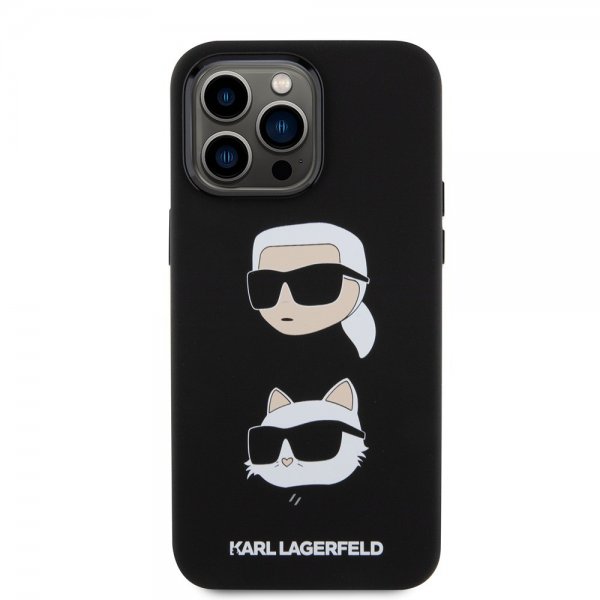 Karl Lagerfeld iPhone 15 Pro Max Skal Karl & Choupette Svart