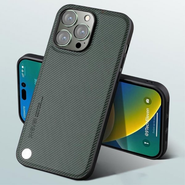 X-Level iPhone 15 Pro Max Skal Kevlar II Series Svart