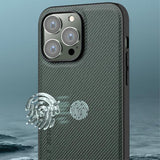 X-Level iPhone 15 Pro Max Skal Kevlar II Series Svart