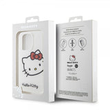 Hello Kitty iPhone 15 Pro Max Skal Kitty Logo Vit