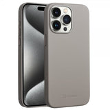 Qialino iPhone 15 Pro Max Skal Konstläder MagSafe Grå