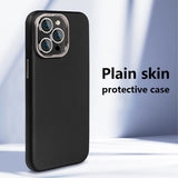 X-Level iPhone 15 Pro Skal Lädertextur MagSafe Svart