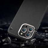 X-Level iPhone 15 Pro Skal Lädertextur MagSafe Svart
