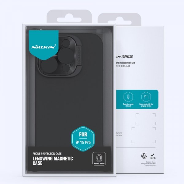 Nillkin iPhone 15 Pro Max Skal LensWing MagSafe Svart