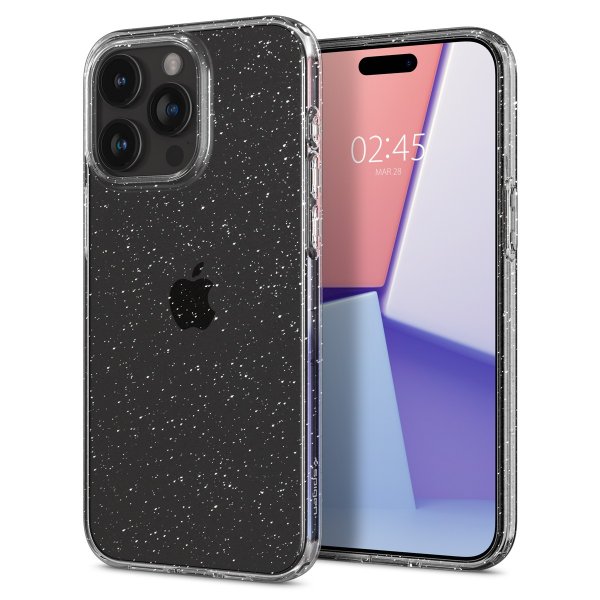 Spigen iPhone 15 Pro Max Skal Liquid Crystal Glitter Crystal Quartz