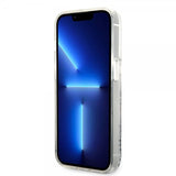 Karl Lagerfeld iPhone 15 Pro Max Skal Liquid Glitter NFT Karl Silver